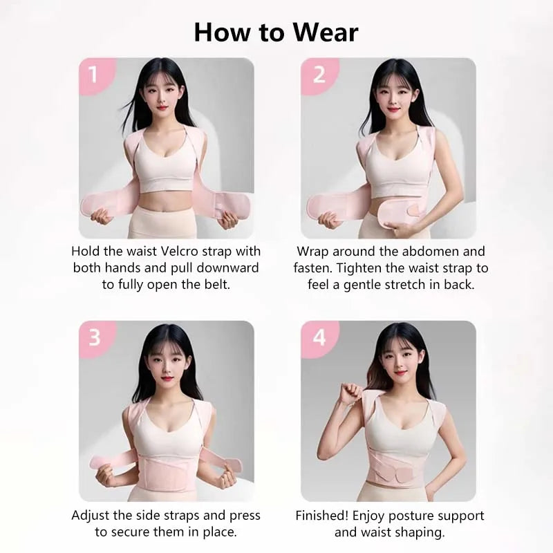 Adjustable Posture Corrector Back Support